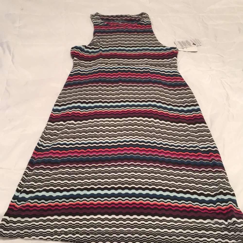 NWT Athleta Santorini Wavy Stripe Dress XS